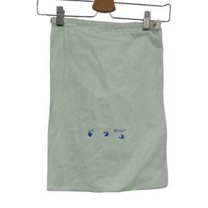 Off white dust cover bag 12 x 17 accessory protector